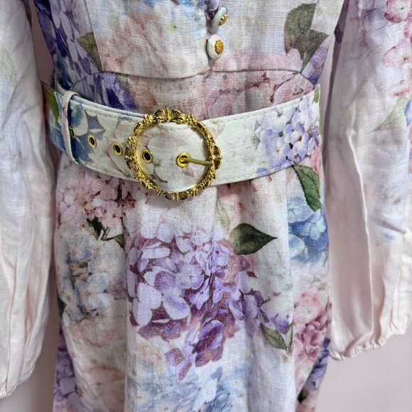 NWOT ！Zimmermann Dawning Buttoned Midi Dress - Size 1/AU6 - Picture 6 of 14